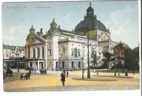Frankfurt a.M. - Schauspielhaus v. 1910 (AK3486)