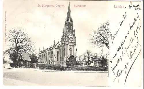 London - St. Margaret\'s Church Blackheath v. 1902 (AK3499)