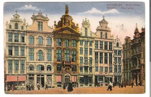 Brüssel - Marktplatz von 1916 (AK3620)