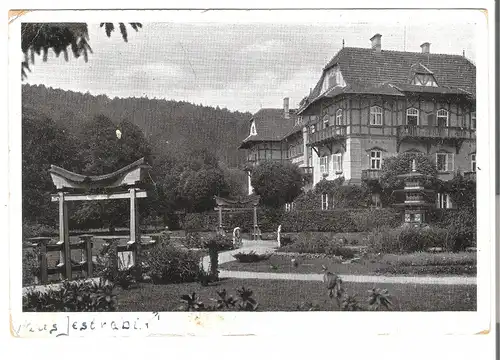 Bad Luhatschowitz - Haus Jestrabi von 1945 (AK3634)