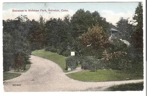 Mohican Park - Norwich - Connecticut - von 1925 (AK3676)