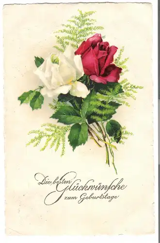 Die besten Glückwünsche zum Geburtstag - von 1925 (AK3691)