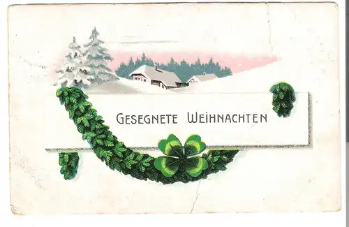 Gesegnete Weihnachten - von 1922 (AK3711) 