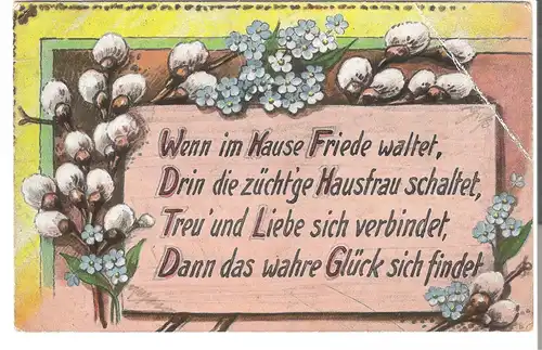 Spruch-Karte - von 1920 (AK3736)