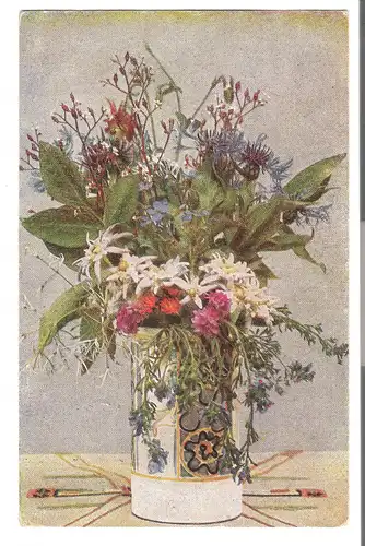 Blumenstrauß in Vase - von 1923 (AK3756)