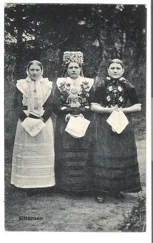 Drei Frauen in Trachten - Sittensen- von 1922 (AK3780) 