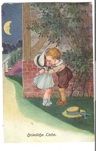 Heimliche Liebe - von 1923 (AK3797) 