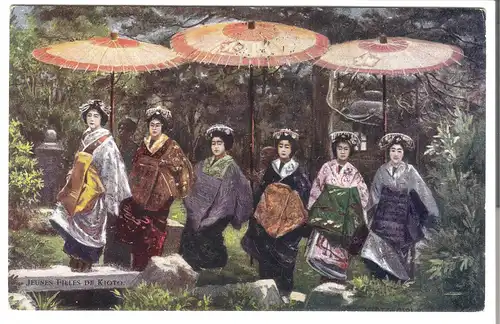 6 japanische Geishas von 1906 (AK4041) 