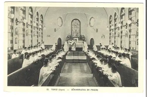 Tokio - Séminaristes en Piere von 1937 (AK4047)