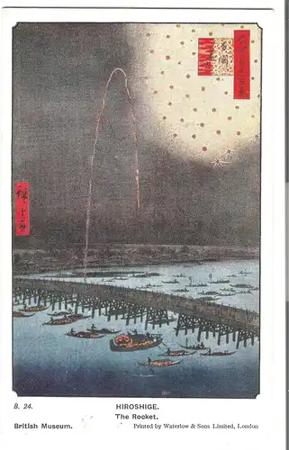 The Rocket - Hiroshige - British Museum - Japan - von 1938 (AK4081)