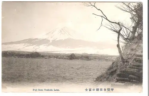 Fuji from Yoshida Lake - Japan - von 1912 (AK4101) 