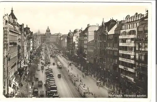 Prag - Wenzelplatz - von 1934 (AK4124)