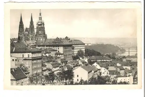 Prag - Hradschine und Kleinseite - von 1956 (AK4136)