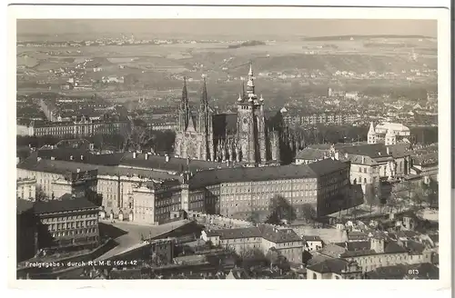 Prag - Hradčany - Fliegeraufnahme 1942 (AK4151)