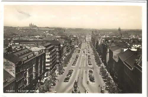 Prag - Wenzelplatz 1934 (AK4153)