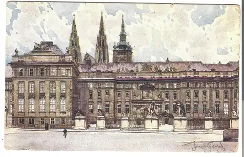 Prag - die königl. Burg v. 1928 (AK4156)