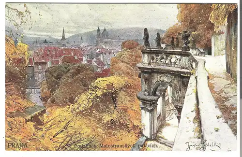 Prag - Teilstadtansicht v. 1928 (AK4162)