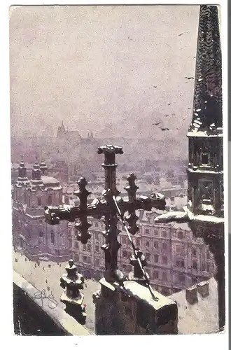 Prag - Teinkirchenturm. v. 1920 (AK4189) 
