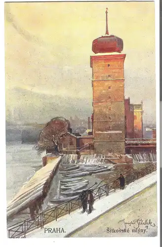 Prag - Sitkovske mlýny . v. 1912 (AK4192) 