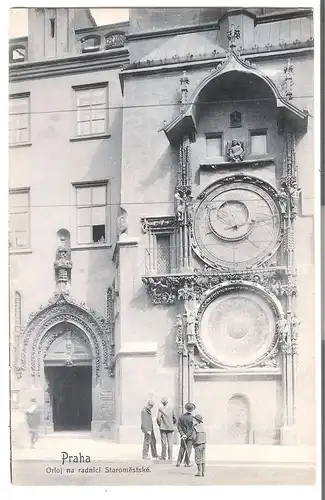 Prag - Orloj na radnici Staromestske . v. 1935 (AK4196) 