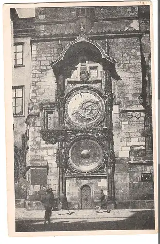 Prag - Orloj na radnici Staromestske . v. 1939 (AK4197)