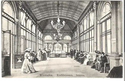 Wiesbaden - Kochbrunnen - Inneres . v. 1913 (AK3502)