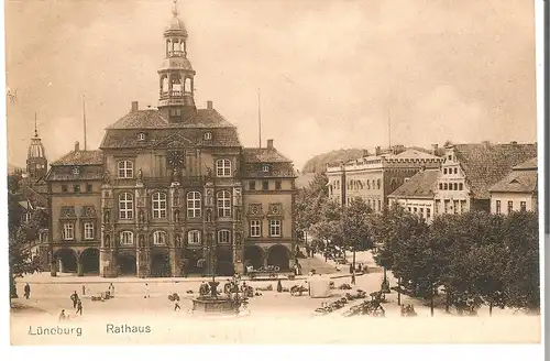 Lüneburg - Rathaus v. 1914 (AK3508)