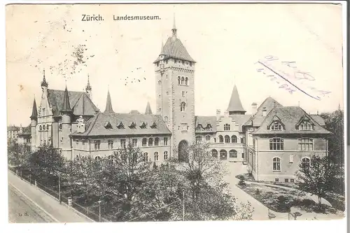 Zürich - Landesmuseum v. 1906 (AK3509)