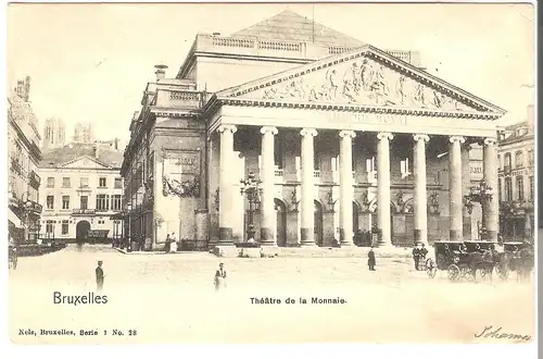 Bruxelles, Théatre de la Monnaie v. 1905 (AK3524)