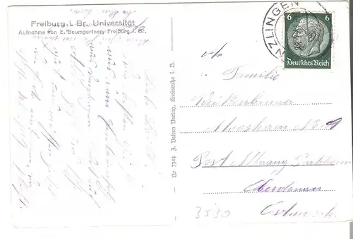 Freiburg i. Br. - Universität v. 1941 (AK3530)