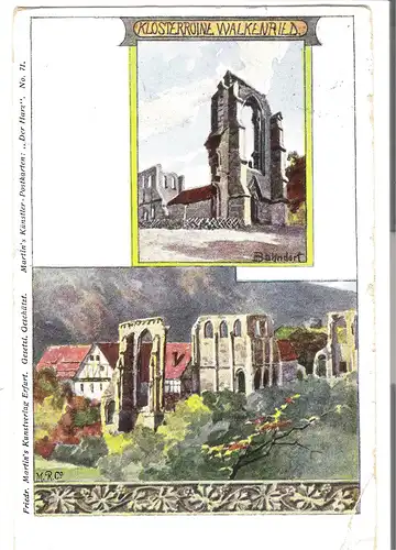 Walkenried - Klosterruine v. 1914 (AK3534)