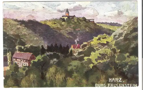 Harz - Burg Falkenstein v. 1926 (AK3537)