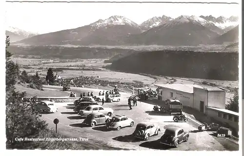 Café Restaurant - Zirlerbergstrasse, Tirol v. 1957 (AK3540)