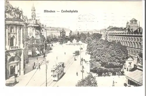 München - Lenbachplatz v. 1915 (AK3575)