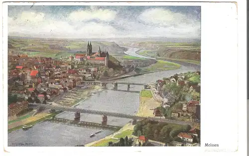 Meissen - Stadtansicht v. 1931 (AK3590)