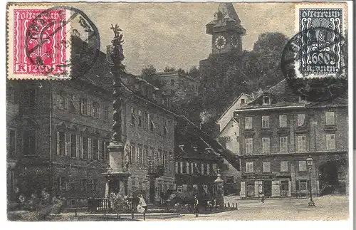 Graz - Karmeliter Platz v. 1924 (AK3592)
