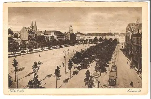 Köln a.RH. - Neumarkt v. 1920 (AK3595)