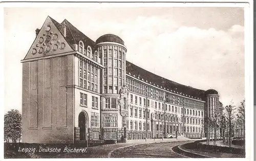 Leipzig - Deutsche Bücherei v. 1920 (AK3596)