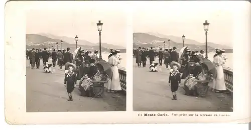 Monte Carlo - Vue prise sur la terrasse du casino - 1905 (S048)