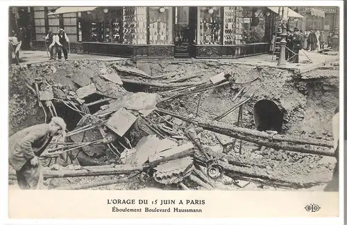 Paris - L\'Orage du 15. Juin 1914 (AK4206)