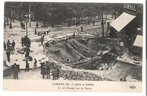Paris - L\'Orage du 15. Juin 1914 (AK4208)
