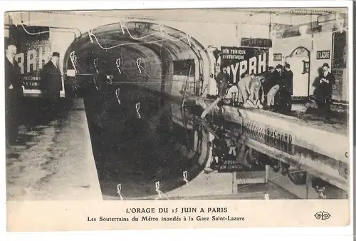 Paris - L\'Orage du 15. Juin 1914 (AK4214)