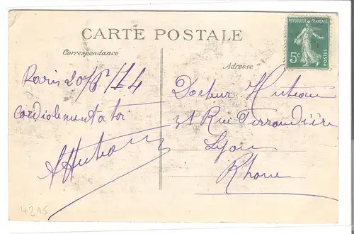 Paris - L\'Orage du 15. Juin 1914 (AK4215)