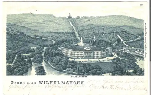 Gruss aus Wilhelmshöhe von 1899 (AK4254)
