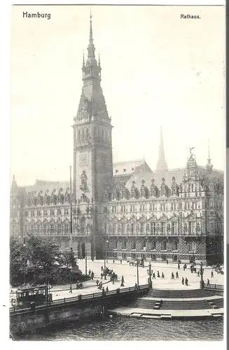 Hamburg - Rathaus von 1910 (AK4278) 