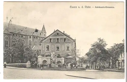 Essen a.d. Ruhr - Jahrhundertbrunnen von 1911 (AK4281) 