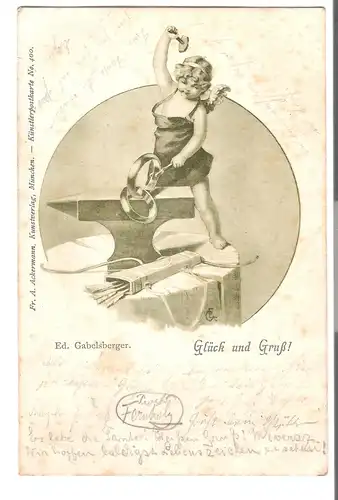 Glück und Gruß! - Ed. Gabelsberger von 1898 (AK4282) 