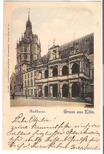 Gruß aus Köln - Rathaus von 1902 (AK4283)