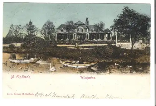 M. Gladbach - Volksgarten von 1905 (AK4286) 
