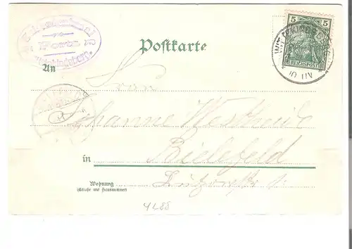 Gruss aus Porta Westfalica von 1900 (AK4288)